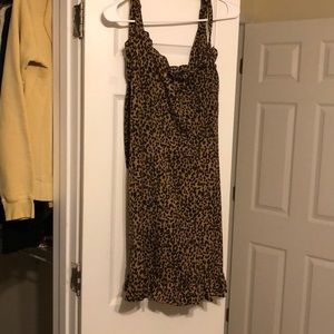 Cheetah Print Dress.